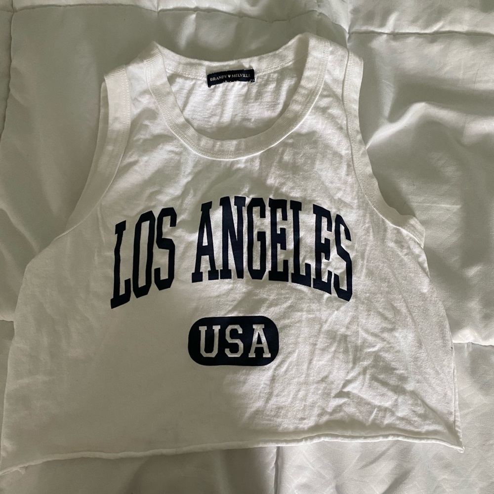Los Angeles brandy cropped tank
